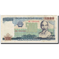 Billet, Viet Nam, 5000 D<ox>ng, 1987, KM:104a, TTB - Vietnam