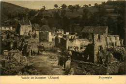 Stosswyhr * Vue Du Village * Bombardement Ruines * Vallée De Munster - Autres & Non Classés