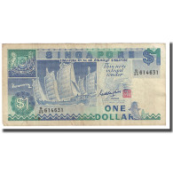 Billet, Singapour, 1 Dollar, Undated (1987), KM:18a, TB - Singapore