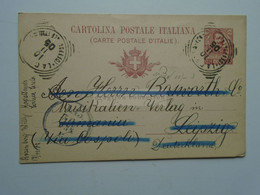 D179865 Postal Stationery  INTERO POSTALE - Cancel LA CANEA  -1905  Chania Xania Crete -Capellmeister Der Stadt Musik - La Canea