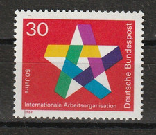 Germania 1969 - 50th Anniv. Of The ILO - MNH - IAO