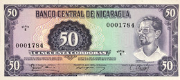 Nicaragua 50 Cordobas, P-131 (1979) - UNC - Low Serial Number - Nicaragua