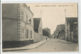 93 - Aubervilliers Rue Du Fort 1914 Ed Photo Malcuit - Aubervilliers