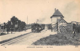 CPA 14 ASNELLES LA GARE (TRAIN - Sonstige & Ohne Zuordnung