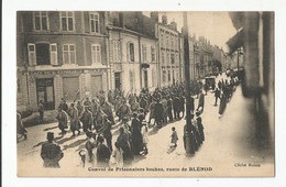 54 Route De Blénod Convoi De Prisonniers Boches Devant Café De L'espérance - Other & Unclassified