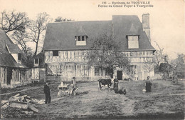 CPA 14 ENVIRONS DE TROUVILLE FERME DU GRAND FOYER A TOURGEVILLE - Autres & Non Classés