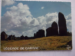 France Carnac Soldats De St Cornély 56 Morbihan Menhirs Menhirit Menhire - Dolmen & Menhirs