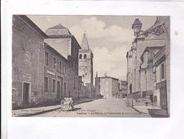 Delcampe - CPA DPT 81 CASTRES, LA MAIRIE, LA CATHEDRALE ET SON CLOCHER - Castres