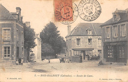 CPA 14 BOIS HALBOUT ROUTE DE CAEN - Autres & Non Classés