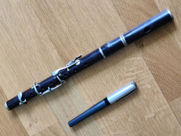 1 Piccolo-Flöte, „Bohemian Style“, Ca. 1890, Alters- Und Gebrauchsspuren - Instrumentos De Música