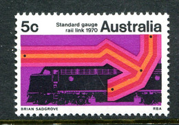 Australia 1970 Sydney - Perth Standard Gauge Railway Link MNH (SG 453) - Mint Stamps