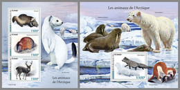 CHAD 2021 MNH Arctic Animals Arktische Tiere Animaux Arctique M/S+S/S - OFFICIAL ISSUE - DHQ2123 - Arctic Wildlife