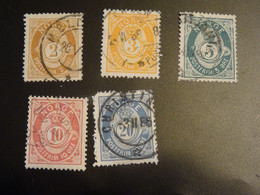 NORVEGE 1883-90 Classiques - Used Stamps