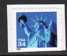 USA 2001 Statue Of Liberty, Definitive Self-adhesive Booklet Stamp, Landscape Format, MNH (SG 3896) - Nuevos