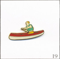 Pin's Sport - Canoe-Kayak. Estampillé Tablo. EGF. T809-19 - Canoeing, Kayak