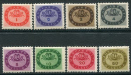 HUNGARY 1946 Arms And Numeral MNH / **.  Michel  897-904 - Nuevos