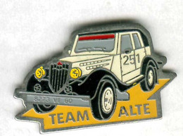 Pin's Voiture Automobile Rallye Paris Dakar Team Alte Mitsubishi PX 33 - Mitsubishi