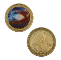 USA 2018 1 St Oz Stephen Hawking Commemorative 24k Gold Plated Art Bullion - UNCIRCULATED - Andere - Amerika