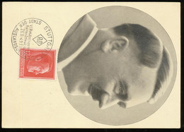 MÄNNER DER ZEIT  Nr. 91 Ansichtskarte Hitler  MiNr 664  SSt Stuttgart VI. Reichstagung 1938 - Postwaardestukken