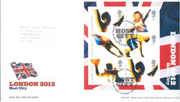 Great Britain-ENGLAND,FDC 2005 Olympic Games-London 2012,ROYAL MAIL FIRST DAY COVER (The Cover Is Large Size) - 2001-10 Ediciones Decimales