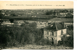 Maurecourt (78) -Panorama Pris De La Gare De Maurecourt. - Maurecourt