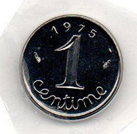 1 Centime 1975 Scellée - FDC - Otros & Sin Clasificación