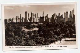 View South From Central Park - With Mid-Town Skyline, N.Y. - Central Park