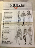 Revue Mode Tendances/créateurs « GUIDE REPORT » N°3 Nov 1990 - Lifestyle & Mode