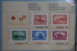 CANADA  BLOC FEUILLET N 3   BEAU BLOC NEUF ASSEZ RARE 1982 + GOMME IMPECCABLE - Blocks & Sheetlets