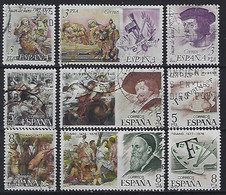 Spain 1978  Artists   (o) Mi.2352-2360 - 1971-80 Used