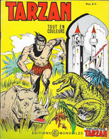 Collection TARZAN N°45-Editions Mondiales-1970 (scans)--TBE. - Tarzan