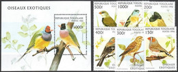 Togo 1996, Birds, MNH Stamps Set - Togo (1960-...)