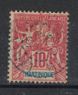 Martinique - Yvert 45 Oblitéré LAMENTIN  En  BLEU  - Scott#39 - Usados