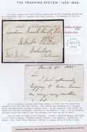 Ireland Waterford Free Maritime 1835 Letter London To Waterford Via Milford Crowned FREE, Ms "Not Known" - Préphilatélie