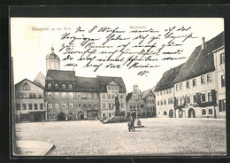 AK Neustadt A. D. Orla, Blick Auf Den Marktplatz - Neustadt / Orla