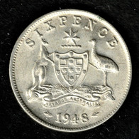 Australia 1948 Sixpence Choice Uncirculated - Sixpence