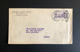 Lettre, Océanie N°99 OBL Duplex CRISTOBAL C.Z PAQUEBOT 1 (1937), TB - Lettres & Documents