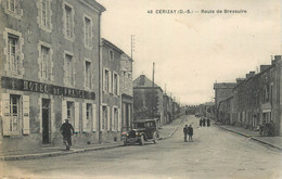 CPA FRANCE 79 "Cerizay, La Rte De Bressuire, Hotel De France" - Cerizay