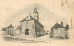 / CPA FRANCE 23 "Chatelus Malvaleix, Place De La Halle" - Chatelus Malvaleix