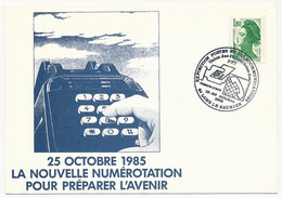 FRANCE - Cachet Temporaire "Exposition Postes Et Télécommunications UPPTT" LONS LE SAUNIER 1985 - Matasellos Conmemorativos