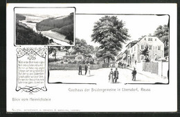 AK Ebersdorf-Reuss, Gasthaus Der Brüdergemeine, Panorama - Ebersdorf