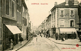 Lunéville * Grande Rue * Café Brasserie Du Commerce * Horlogerie Bijouterie - Luneville