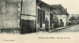 Mailly Le Camp * Débit De Tabac Tabacs , Rue De La Gare * Epicerie Mercerie - Mailly-le-Camp