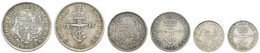 1/16, 1/8, 1/4 Dollar, 1822, Anchor Money, KM 1,2,3, Ss+,vz,vz - Colonie