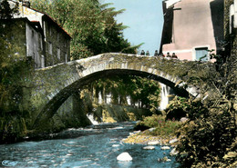 Valleraugue Mont Aigoual * Un Coin Du Village Et Le Vieux Pont De La Confrérie - Other & Unclassified