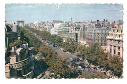 CPMPF Couleur Ed Chantal 333 -Paris Avenue Des Champs Elysées  Voitures Toutes Marques 1955-1960 +++ Dos Vierge - Arrondissement: 08