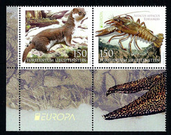 Liechtenstein 2021: Europa - Endangered National Wildlife ** MNH - 2021