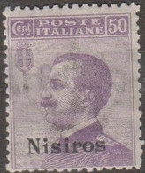 Italia Colonie Egeo Nisiro 1912 SaN°7 Cent.50 MNH/** Vedere Scansione - Ägäis (Nisiro)