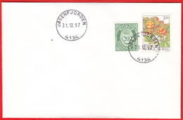 NORWAY - 4134 JØSENFJORDEN (Rogaland County) - Last Day/postoffice Closed On 1997.12.31 - Local Post Stamps