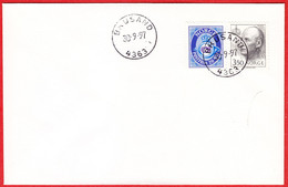 NORWAY - 4363 BRUSAND (Rogaland County) - Last Day/postoffice Closed On 1997.09.30 - Local Post Stamps